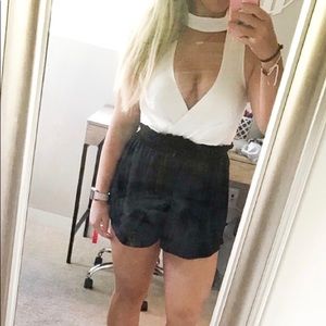 NWOT Impressions Boutique Black & White Romper